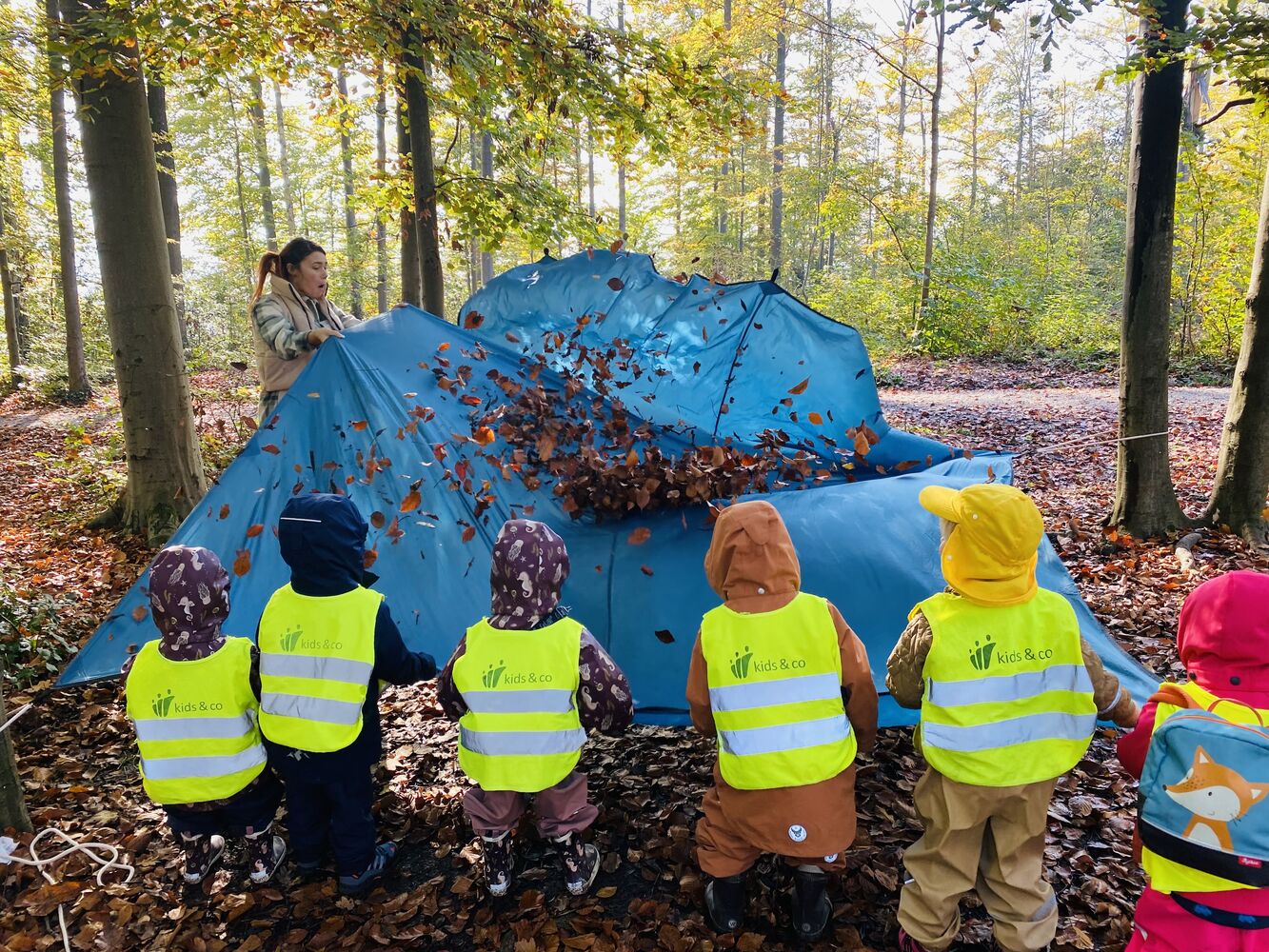 Crèche kids & co Europaallee jour de la forêt