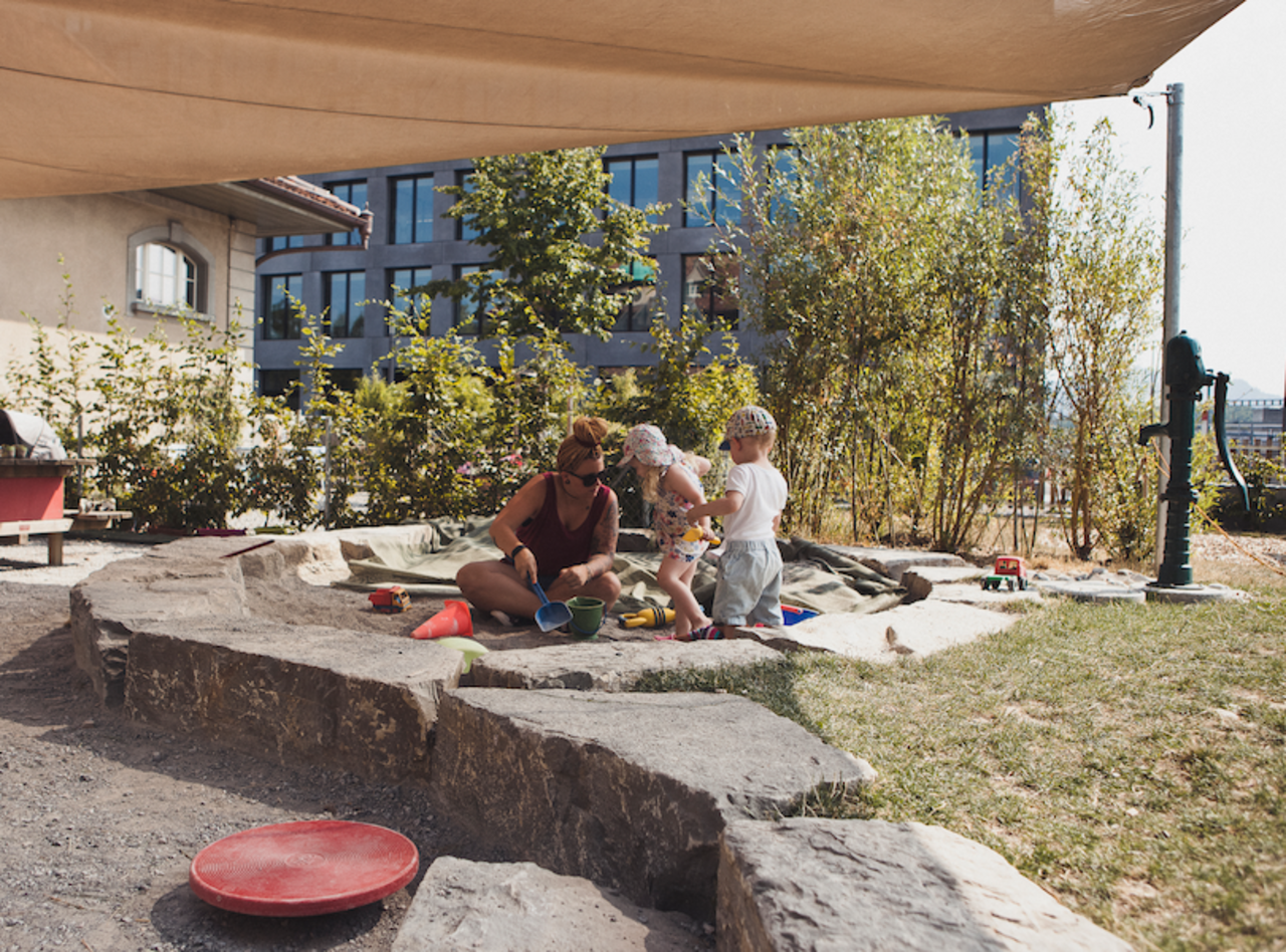 The lively daycare centre nearby the Wankdorf train station